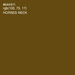 #644911 - Horses Neck Color Image